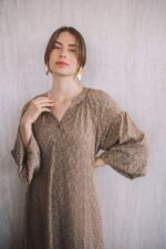 ⁦שמלת סול | סהרה מוזהב⁩ – תמונה ⁦9⁩